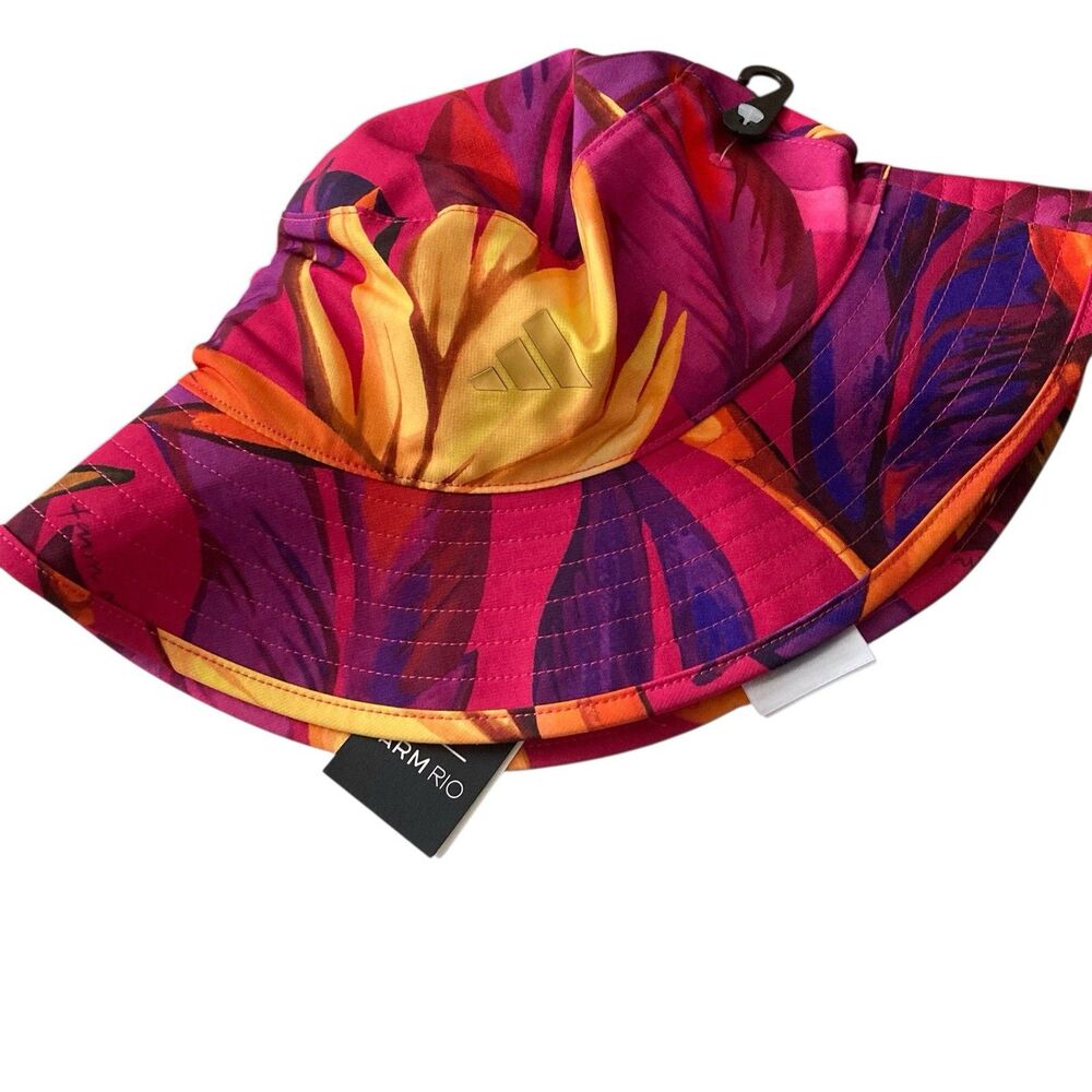 FARM Rio Floral Bucket Hat in Pink, Orange, Yellow, Purple-NWT!! - Picture 5 of 16